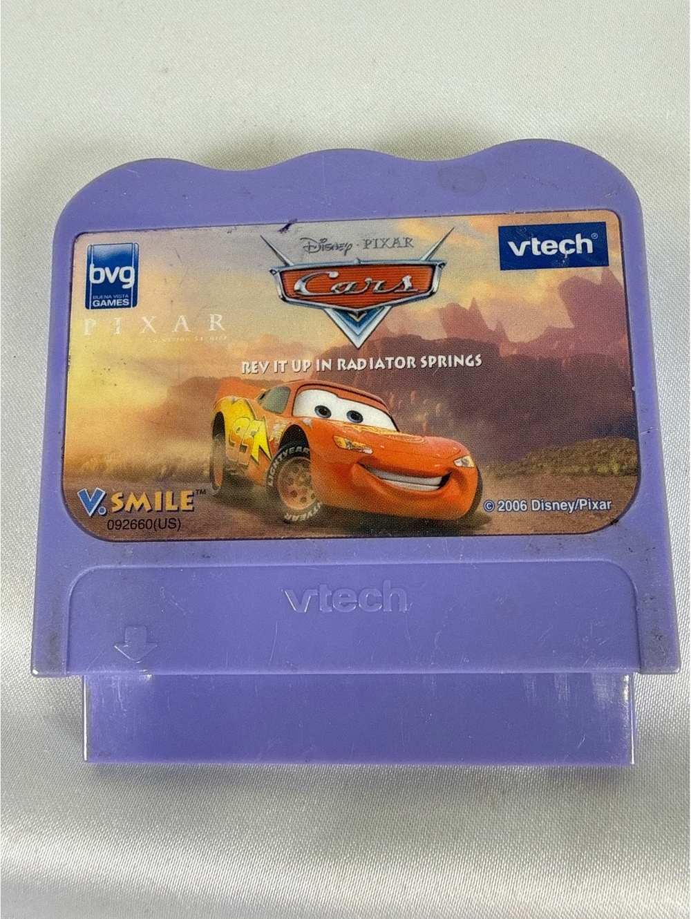 VTech V.Smile Disney Pixar Cars Game Cartridge - Rev It Up in Radiator Springs